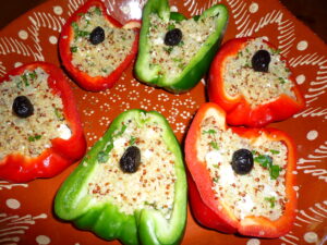 Alimentation saine - Alimentation équilibrée - Poivrons - Quinoa - Naturopathie - Protéines - Acides aminées essentielles